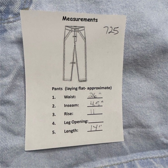 Urban Bliss Women's High Rise Denim Shorts Light Wash Blue Size 4 Casual Summer - Picture 7 of 10